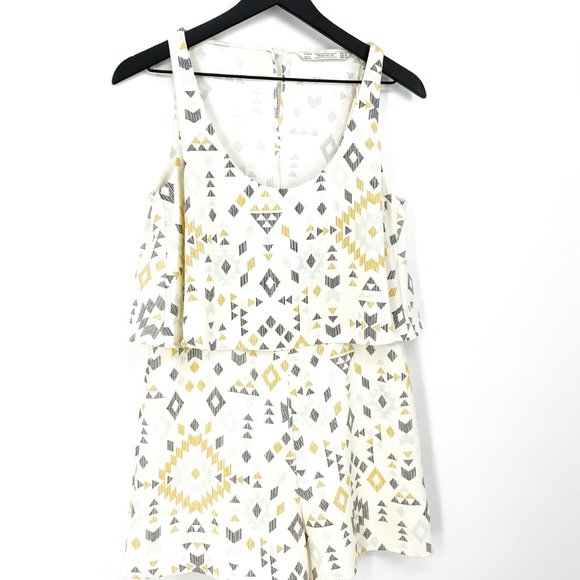 ZARA Trafaluc Aztec Print Romper - Picture 2 of 16